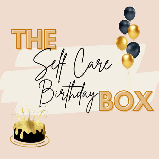 Birthday Self Care Package Black/Gold